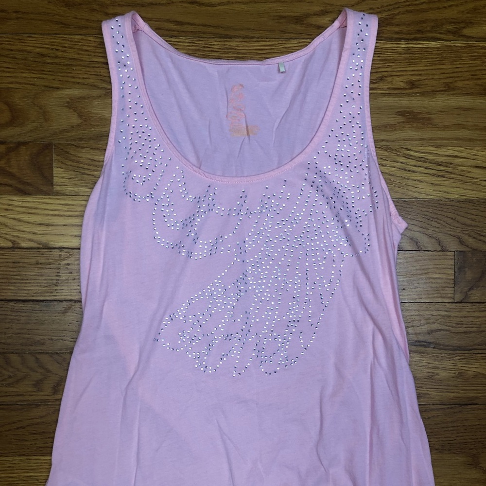 Tommy Bahama Pink Sequin Tank Top